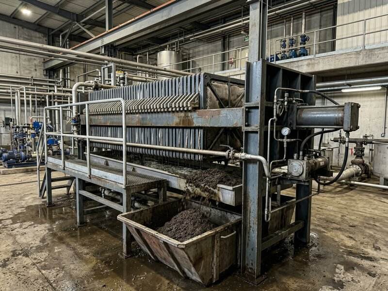 Filter Press for Sludge Dewatering — CM Aquatechnik water treatment equipment