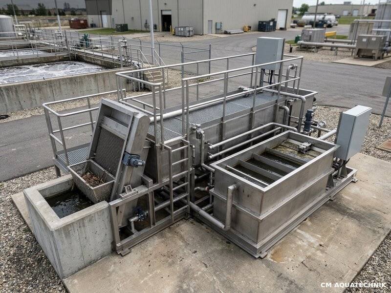 Combined Pretreatment Units (Grit & Oil)